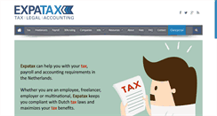Desktop Screenshot of expatax.nl